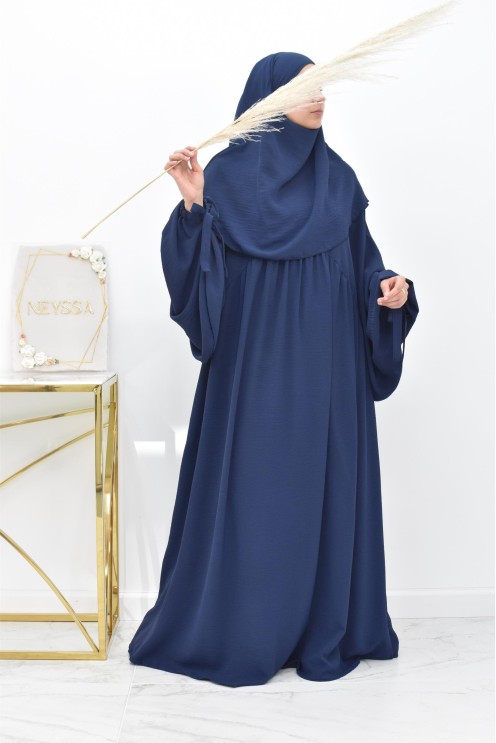 Khimar court rond fluide en jazz pas cher pour femme musulmane