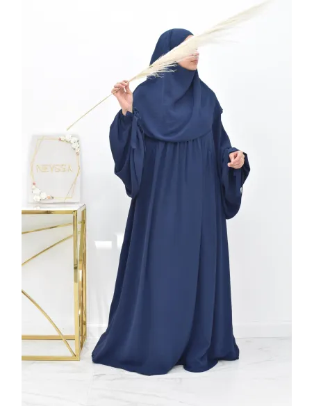 Khimar court rond fluide en jazz pas cher pour femme musulmane