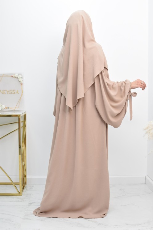 Khimar court rond fluide en jazz pas cher pour femme musulmane
