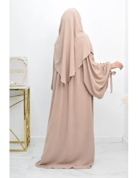 Khimar court rond fluide en jazz pas cher pour femme musulmane
