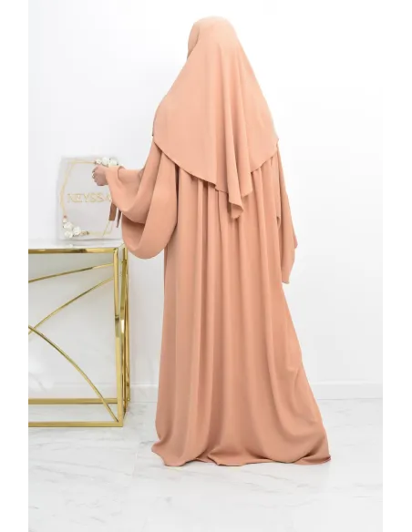 Khimar court rond fluide en jazz pas cher pour femme musulmane
