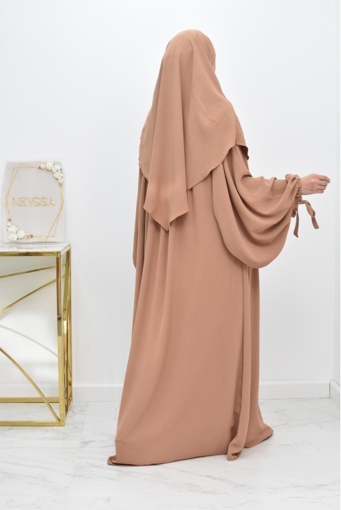 Khimar court rond fluide en jazz pas cher pour femme musulmane