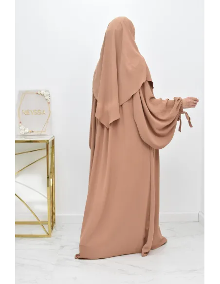 Khimar court rond fluide en jazz pas cher pour femme musulmane