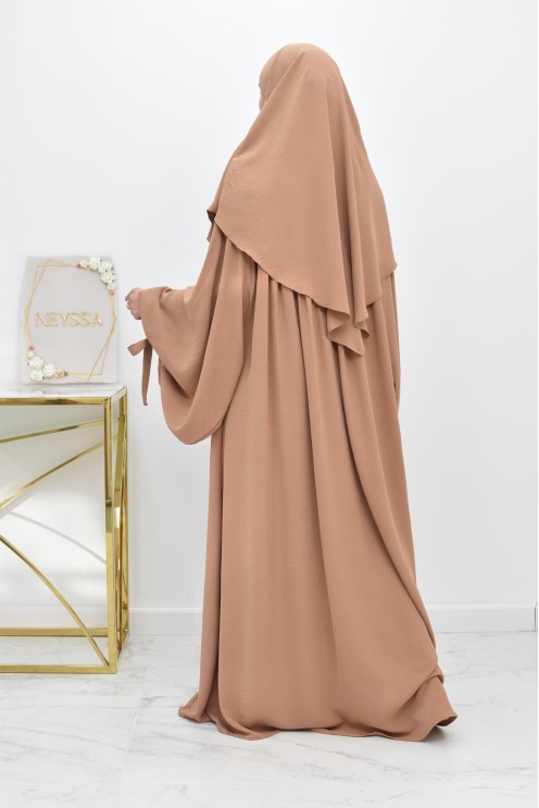 Khimar court rond fluide en jazz pas cher pour femme musulmane