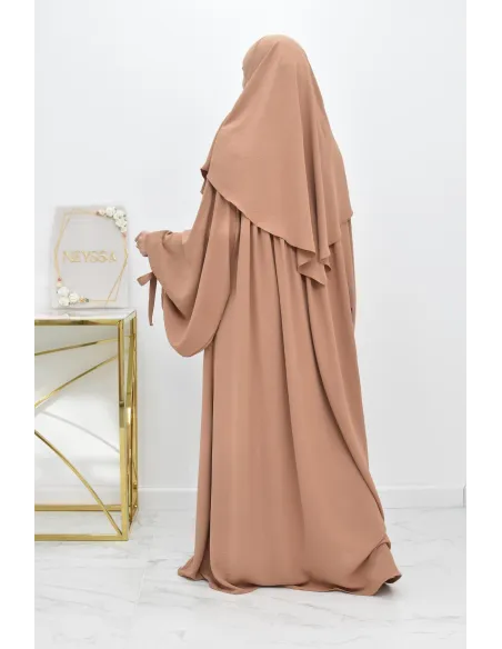 Khimar court rond fluide en jazz pas cher pour femme musulmane