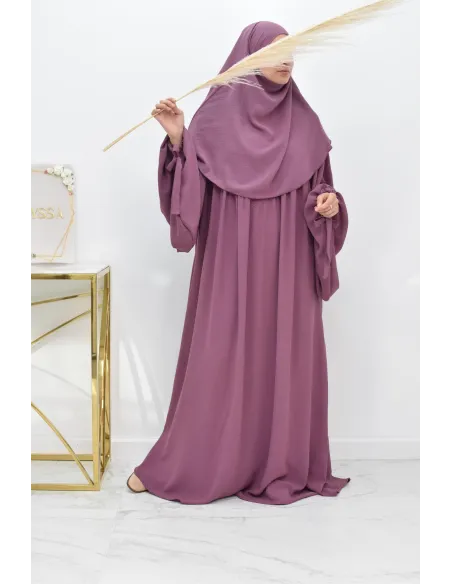 Khimar court rond fluide en jazz pas cher pour femme musulmane