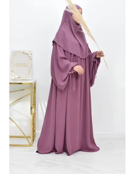 Khimar court rond fluide en jazz pas cher pour femme musulmane