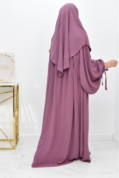 Khimar court rond fluide en jazz pas cher pour femme musulmane