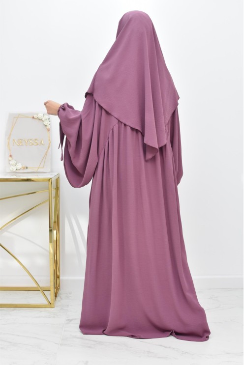 Khimar court rond fluide en jazz pas cher pour femme musulmane