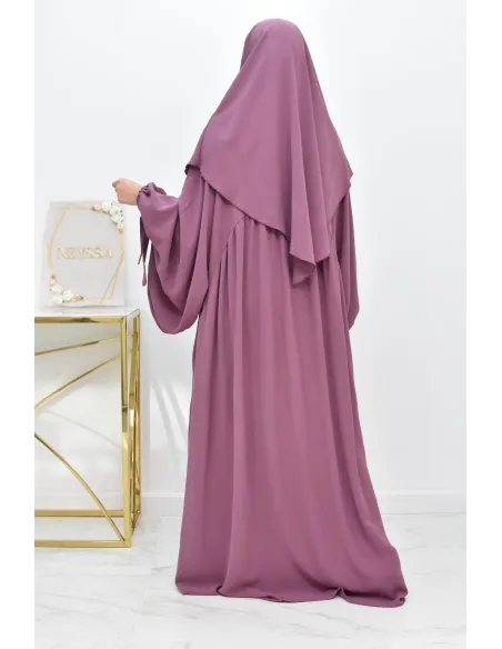 Khimar court rond fluide en jazz pas cher pour femme musulmane