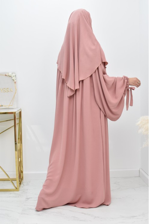 Cheap round flowing jazz khimar for muslim woman