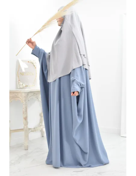Long khimar 2 voiles  Jazz pour femme musulmane voilée