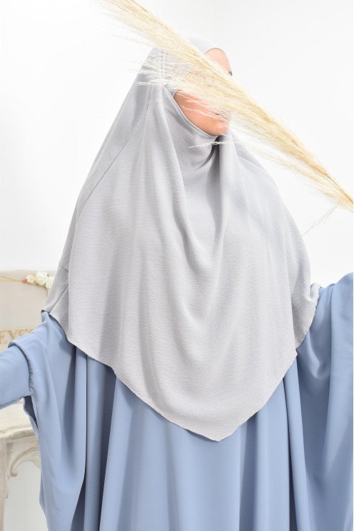 Long khimar 2 voiles  Jazz pour femme musulmane voilée