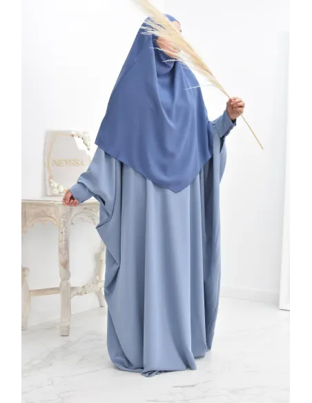 Long khimar 2 voiles  Jazz pour femme musulmane voilée