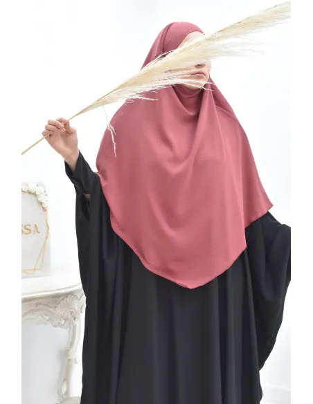 Long khimar 2 voiles  Jazz pour femme musulmane voilée