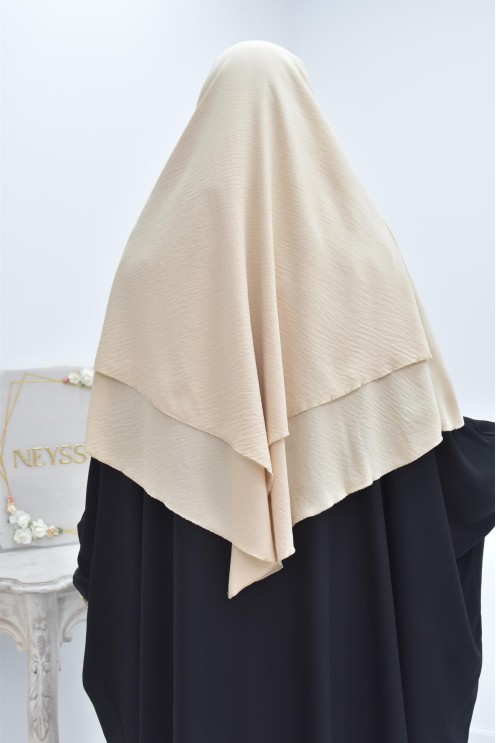 Lange Khimar 2 Jazzschleier für verschleierte muslimische Frau