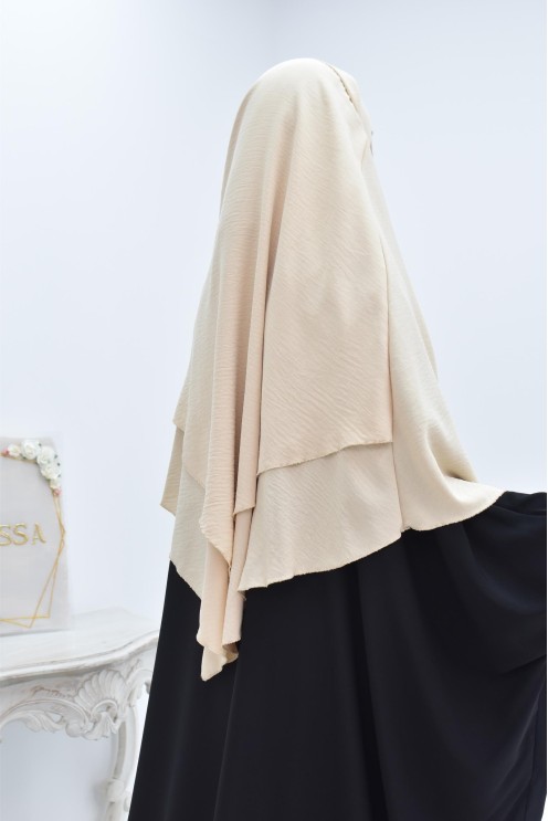 Lange Khimar 2 Jazzschleier für verschleierte muslimische Frau