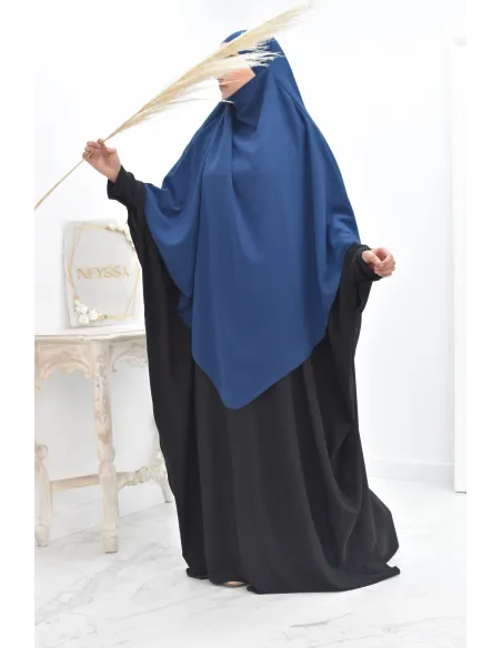 Long khimar pointu pour femme musulmane hijab légiféré