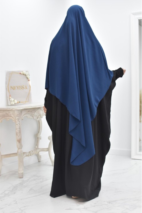 Long khimar pointu pour femme musulmane hijab légiféré