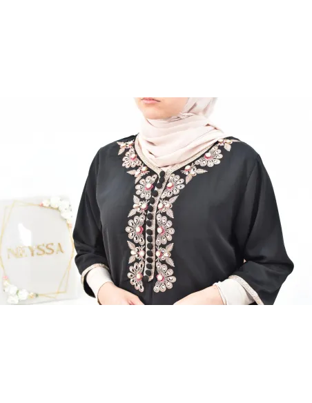 Gandoura tradition style moroccan frieze abaya aïd el fitr aïd adha
