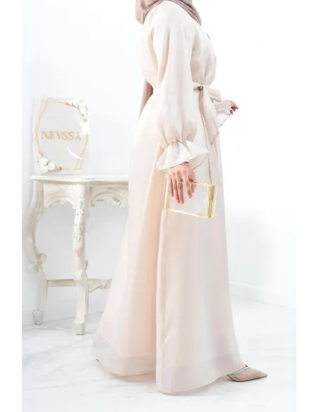 Langer Mastour leuchtend ausgestellter Schnitt verschleierte Frauen