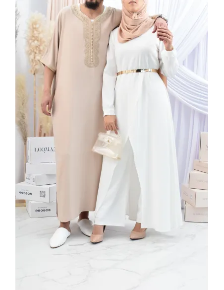 Tunic dress set with palazzo for a classy and chic veiled woman Neyssa