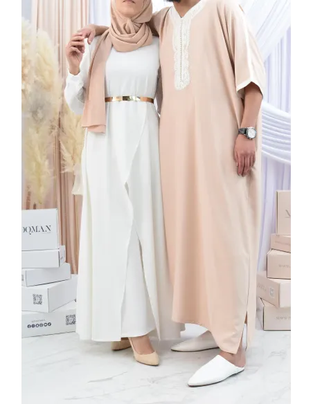Tunic dress set with palazzo for a classy and chic veiled woman Neyssa