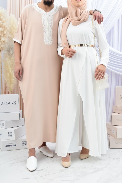Tunic dress set with palazzo for a classy and chic veiled woman Neyssa