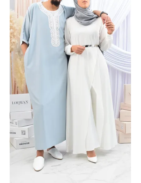 Tunic dress set with palazzo for a classy and chic veiled woman Neyssa