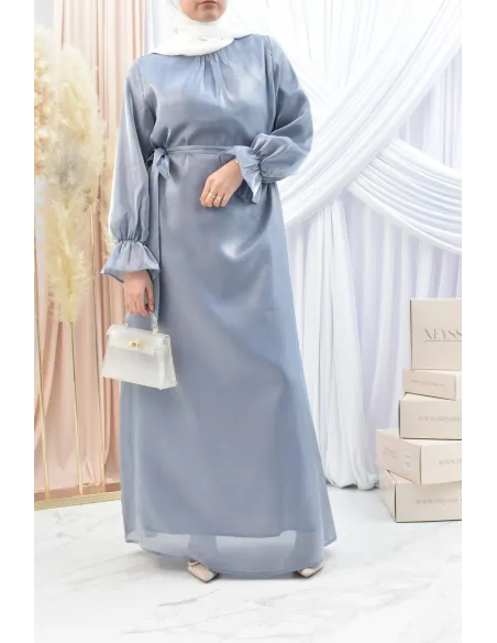 Langer Mastour leuchtend ausgestellter Schnitt verschleierte Frauen