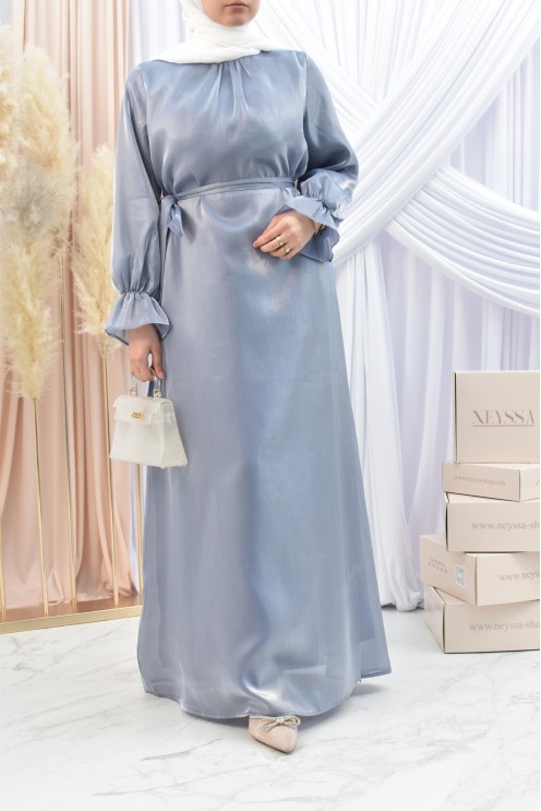 Langer Mastour leuchtend ausgestellter Schnitt verschleierte Frauen