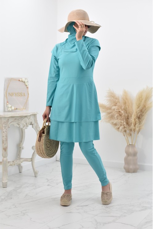 Burkini large mastour pour femme voilée musulmane