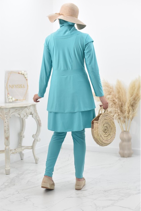 Burkini large mastour pour femme voilée musulmane