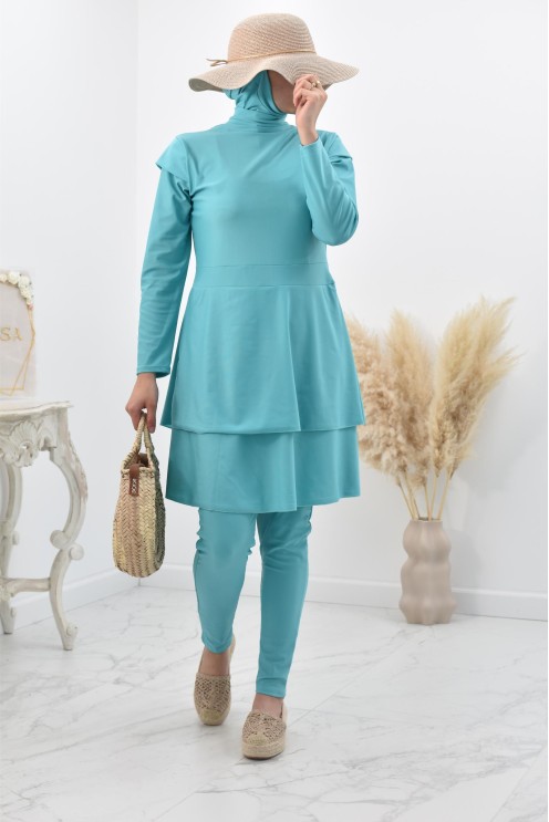 Burkini large mastour pour femme voilée musulmane