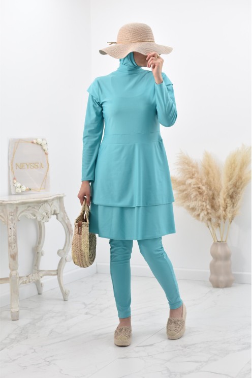 Burkini large mastour pour femme voilée musulmane