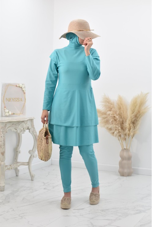 Burkini large mastour pour femme voilée musulmane