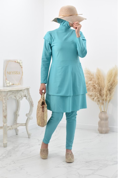 Burkini large mastour pour femme voilée musulmane