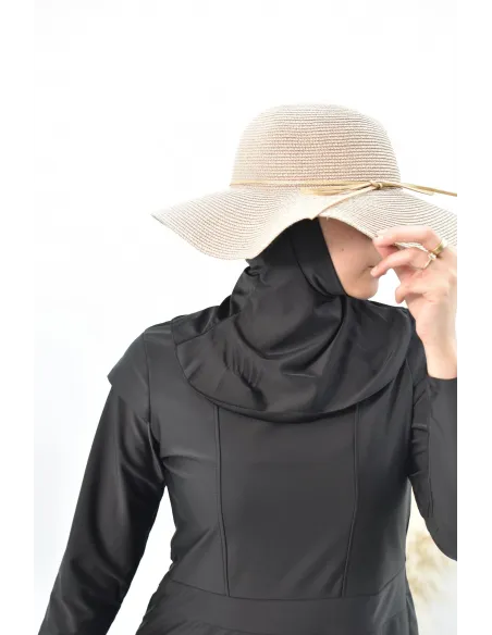 Lange und gut mastourierte breite Burkini für verschleierte muslimische Frau