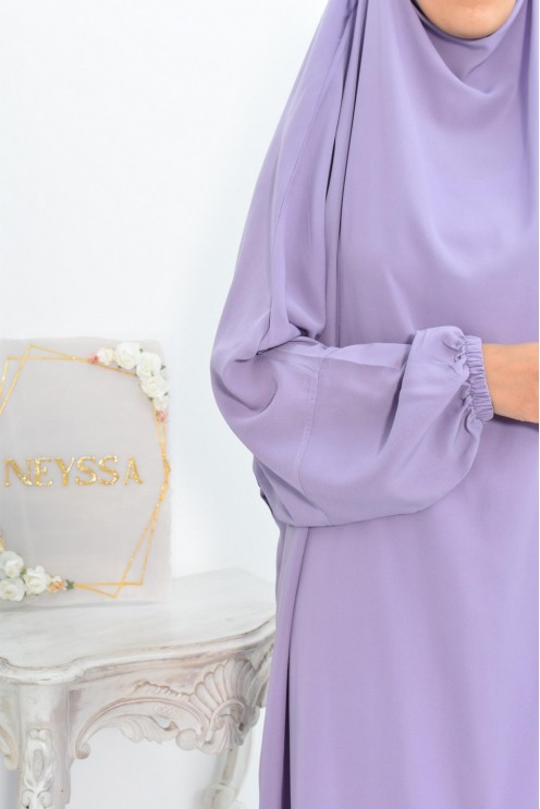 Jilbab une pièce long fluide et pas cher