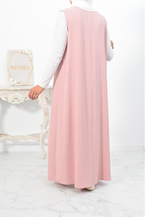 Sous robe sans manches à porter sous les abayas et avec un kimono.