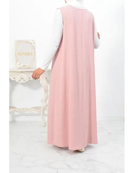 Sous robe sans manches à porter sous les abayas et avec un kimono.