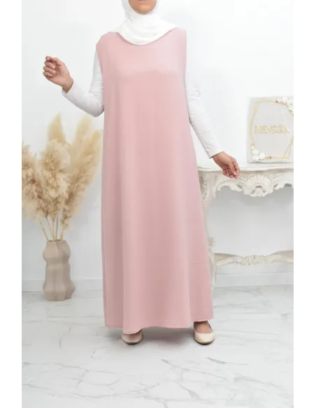 Sous robe sans manches à porter sous les abayas et avec un kimono.