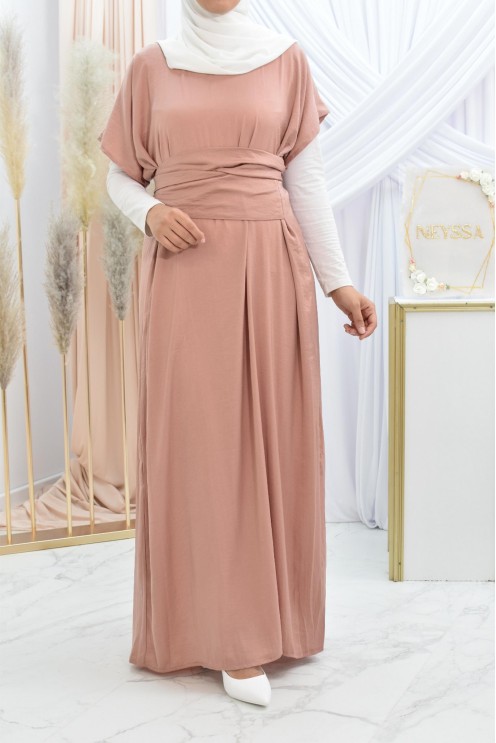 Robe sans manches à nouer idéale pour porter avec vos kimonos