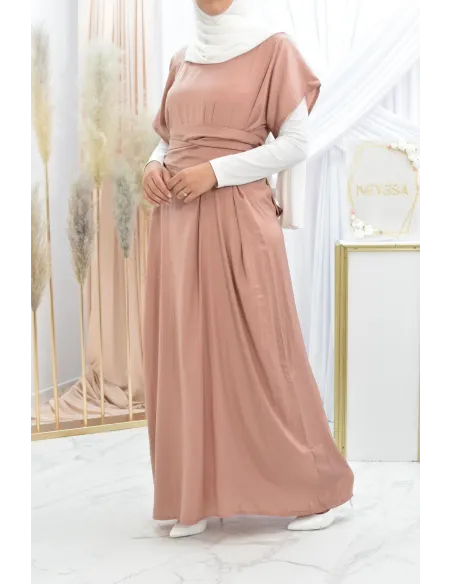 Robe sans manches à nouer idéale pour porter avec vos kimonos