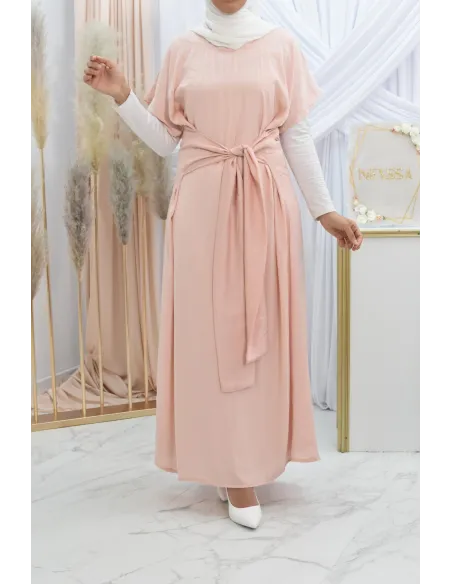 Robe sans manches à nouer idéale pour porter avec vos kimonos