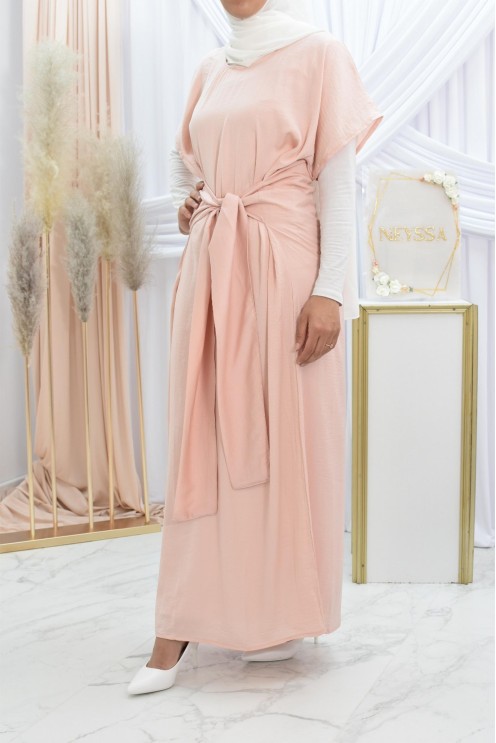 Robe sans manches à nouer idéale pour porter avec vos kimonos