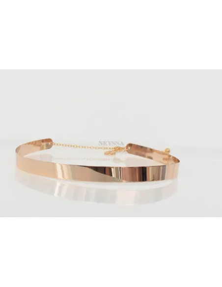 ceinture métal entièrement ajustable très confortable à porter.