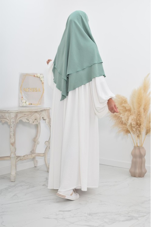 Lange Khimar 2 Jazzschleier für verschleierte muslimische Frau