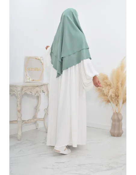 Lange Khimar 2 Jazzschleier für verschleierte muslimische Frau