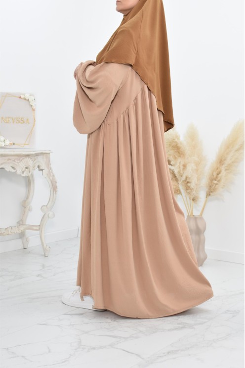 Khimar court rond fluide en jazz pas cher pour femme musulmane